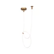 Pendul Lucide JANDERIN metal, sampanie, LED, 36W, 2300lm, 2200K-3300K - 24105/36/05