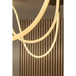 Pendul Lucide JANDERIN metal, sampanie, LED, 36W, 2300lm, 2200K-3300K - 24105/36/05