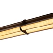 Pendul Lucide JANDERIN metal, acril, sampanie, transparent, LED, 16.5W, 490lm, 2200K-3300K - 24405/34/05