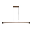 Pendul Lucide JANDERIN metal, acril, sampanie, transparent, LED, 16.5W, 490lm, 2200K-3300K - 24405/34/05