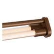 Pendul Lucide JANDERIN metal, acril, sampanie, transparent, LED, 16.5W, 490lm, 2200K-3300K - 24405/34/05