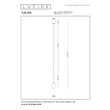 Pendul Lucide CALINA metal, acril, negru, opal, LED, 7W, 700lm, 2200K-3300K - 24406/07/30