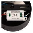 Pendul Lucide CALINA metal, acril, negru, opal, LED, 7W, 700lm, 2200K-3300K - 24406/07/30