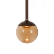 Pendul Lucide CALINA metal, acril, maro, chihlimbar, LED, 7W, 700lm, 2200K-3300K - 24406/07/96