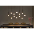 Pendul Lucide CALINA metal, acril, negru, opal, LED, 7W, 610lm, 2200K-3300K - 24406/86/30