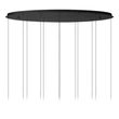 Pendul Lucide CALINA metal, acril, negru, opal, LED, 7W, 610lm, 2200K-3300K - 24406/86/30
