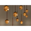 Pendul Lucide CALINA metal, acril, maro, chihlimbar, LED, 7W, 610lm, 2200K-3300K - 24406/86/96