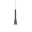 Pendul Lucide JOAKIM metal, negru, maro, LED, 7W, 480lm, 2700K-4000K - 24407/07/96