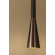 Pendul Lucide JOAKIM metal, negru, maro, LED, 7W, 480lm, 2700K-4000K - 24407/07/96