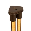 Lampadar Lucide JANDERIN metal, acril, sampanie, transparent, LED, 17W, 415lm, 2200K-3300K - 24705/34/05