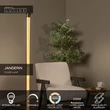 Lampadar Lucide JANDERIN metal, acril, sampanie, transparent, LED, 17W, 415lm, 2200K-3300K - 24705/34/05