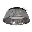 Plafoniera Lucide VIXI metal, sticla, negru, fumuriu, LED, 2900K, 17,6W, 1250lm - 25115/35/65