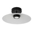 Plafoniera Lucide MENGA metal,sticla,negru,opal,LED,2700K,11W,360Lm - 25117/10/61