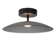 Plafoniera Lucide MENGA metal,sticla,negru,gri,LED,2700K,11W,360Lm - 25117/10/65