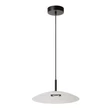 Pendul Lucide MENGA metal,sticla,negru,opal,LED,2700K,11W,360Lm - 25417/10/61