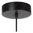 Pendul Lucide MENGA metal,sticla,negru,opal,LED,2700K,18,6W,500Lm - 25417/12/61