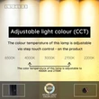Spot Lucide TONI metal, negru, maro, LED, 2W, 120lm, 2700K-4000K - 29933/02/96