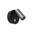 Spot cu senzor de miscare Lucide TONI metal, negru, gri, LED, 2W, 120lm, 2700K-4000K - 29934/02/15