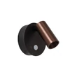Spot cu senzor de miscare Lucide TONI metal, negru, maro, LED, 2W, 120lm, 2700K-4000K - 29934/02/96