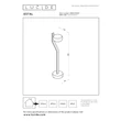 Lampadar exterior Lucide ESTAL metal, maro, LED, 9W, 540lm, 2700K, IP54 - 33803/08/97