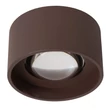 Plafoniera exterioara Lucide LENZ metal, sticla, maro, transparent, LED, 8W, 450lm, 2700K, IP54 - 33805/08/97