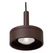 Pendul exterior Lucide LENZ metal, sticla, maro, transparent, LED, 8W, 450lm, 2700K, IP54 - 33806/08/97
