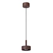 Pendul exterior Lucide LENZ metal, sticla, maro, transparent, LED, 8W, 450lm, 2700K, IP54 - 33806/08/97