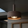 Pendul exterior Lucide LENZ metal, sticla, maro, transparent, LED, 8W, 450lm, 2700K, IP54 - 33806/08/97