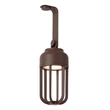 Aplica de perete exterioara Lucide WELLS metal, maro, LED, 5W, 140lm, 2700K-4000K, IP54 - 33809/05/97