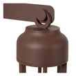 Aplica de perete exterioara Lucide WELLS metal, maro, LED, 5W, 140lm, 2700K-4000K, IP54 - 33809/05/97