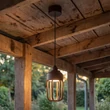 Pendul exterior Lucide WELLS metal, maro, LED, 8W, 540lm, 2700K, IP54 - 33810/08/97