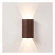 Aplica de perete exterioara Lucide YORK metal, maro, LED, 1.2W, 48lm, 2700K, IP54 - 33811/04/97