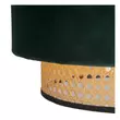 Pendul Lucide JAVOR metal, rattan, verde, crem, E27 - 34439/38/33