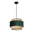 Pendul Lucide JAVOR metal, rattan, verde, crem, E27 - 34439/38/33