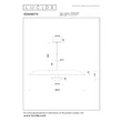 Pendul Lucide KENNETH metal, alb, LED, 16W, 290lm, 2700K - 41412/60/31