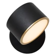 Aplica de perete Lucide GIAN metal, negru, LED, 9W, 200lm, 2700K - 44217/08/30