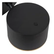 Aplica de perete Lucide GIAN metal, negru, LED, 9W, 200lm, 2700K - 44217/08/30
