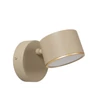 Aplica de perete Lucide GIAN metal, bej, LED, 9W, 200lm, 2700K - 44217/08/41