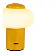 Veioza decor Lucide GUSTAV metal, sticla, galben, opal, LED, 0.8W, 60lm, 2700K - 44520/01/34