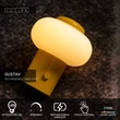 Veioza decor Lucide GUSTAV metal, sticla, galben, opal, LED, 0.8W, 60lm, 2700K - 44520/01/34
