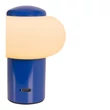 Veioza decor Lucide GUSTAV metal, sticla, albastru, opal, LED, 0.8W, 60lm, 2700K - 44520/01/35