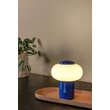 Veioza decor Lucide GUSTAV metal, sticla, albastru, opal, LED, 0.8W, 60lm, 2700K - 44520/01/35