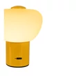 Veioza decor Lucide GUSTAV metal, sticla, galben, opal, LED, 0.8W, 60lm, 2700K - 44521/01/34