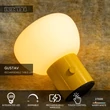 Veioza decor Lucide GUSTAV metal, sticla, galben, opal, LED, 0.8W, 60lm, 2700K - 44521/01/34