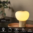 Veioza decor Lucide GUSTAV metal, sticla, crem, opal, LED, 0.8W, 60lm, 2700K - 44521/01/38