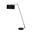 Lampadar Lucide KELSO metal, textil, negru, E27, 40W - 44719/81/30