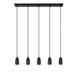 Pendul Lucide EVORA metal, negru, GU10 - 45406/05/30