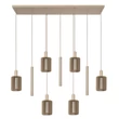 Pendul Lucide LAMBRES metal, bej, E27+GU10, 40W+35W - 45410/09/41