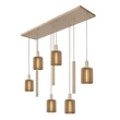 Pendul Lucide LAMBRES metal, bej, E27+GU10, 40W+35W - 45410/09/41