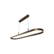 Pendul Lucide LIANE metal, maro, LED, 40W, 1800lm, 2700K-4000K - 46404/99/97
